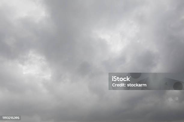 Dark Stormy Clouds For Background Stock Photo - Download Image Now - Overcast, Sky, Gray Color
