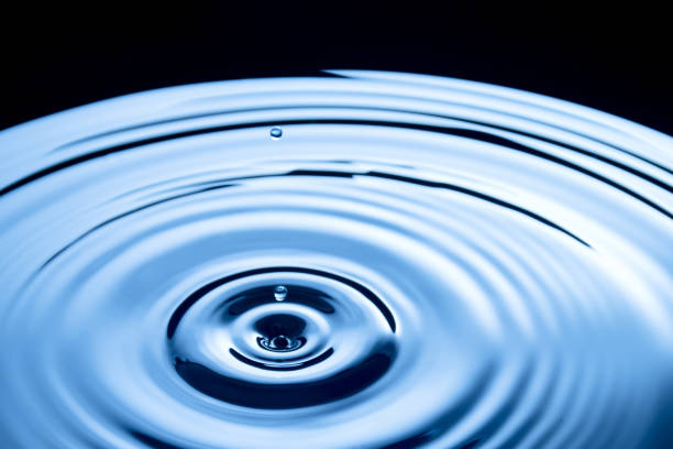 istock Water ripples and water droplets on the water. 1193221959