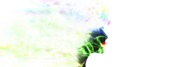 istock Abstract woman profile silhouette 1193224838