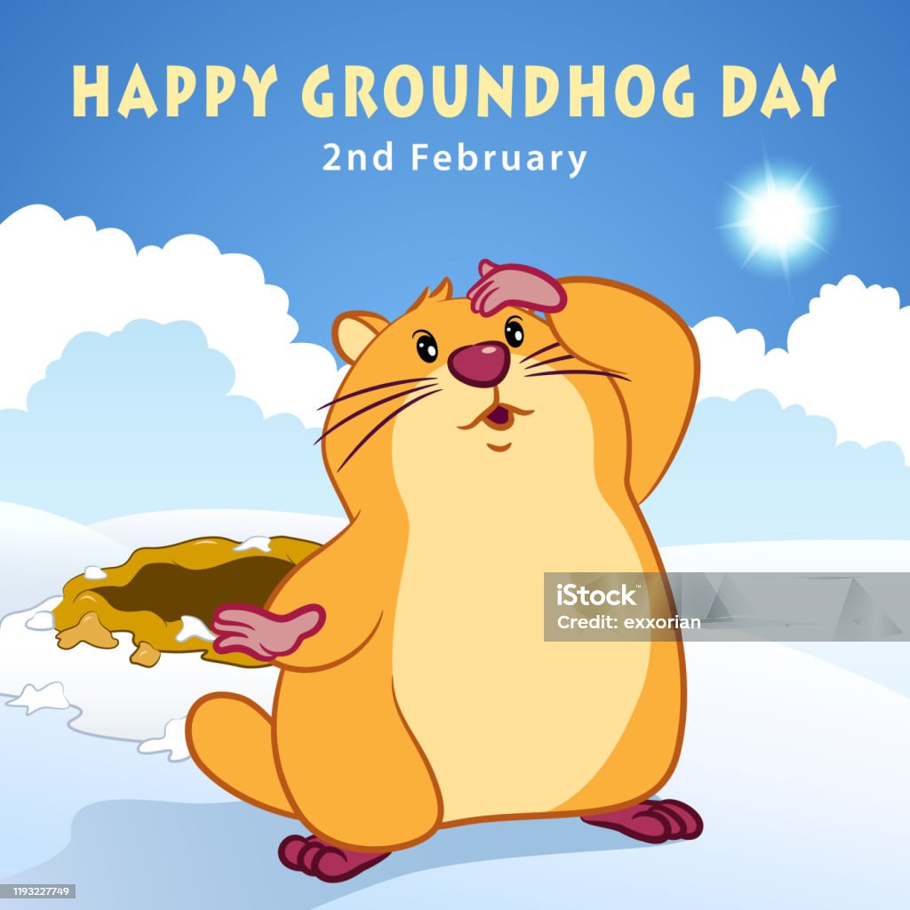 Groundhog Day Prediction Stock Illustration Download Image Now