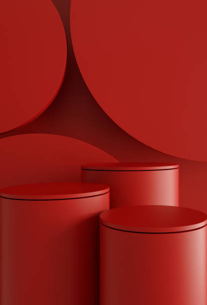 istock Abstract minimal scene 3d rendering background with geometric forms, can be used for commercial advertising. 1193229341