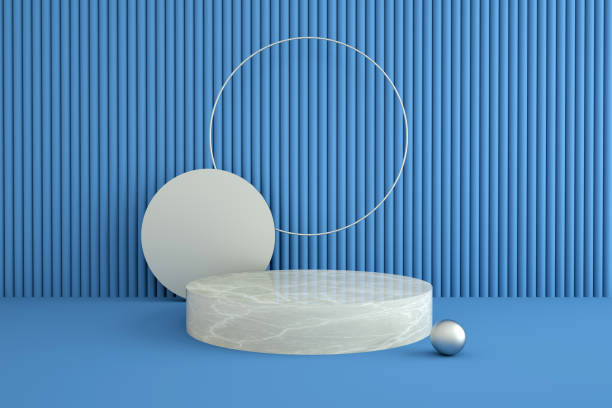istock 3D rendering of geometric marble texture background 1193230226