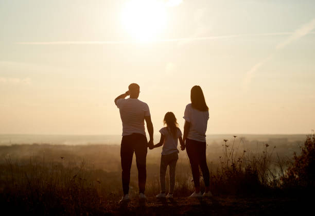 istock Active family spending time outside the city 1193232187