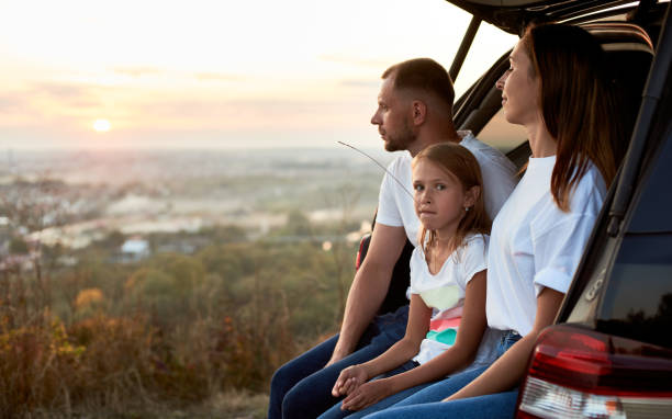 istock Trendy family having nice time in the nature 1193232247