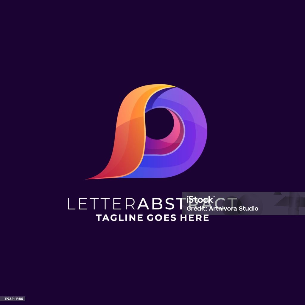 Abstract Letter Graphics Letter Abstract Illustration Vector Template Stock Illustration ...