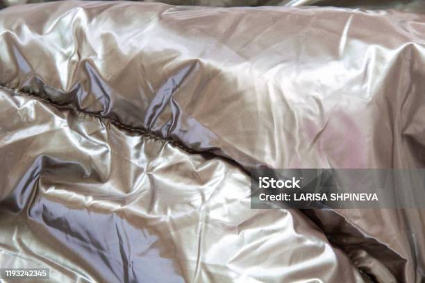 Crumpled sheet of thin metal. The surfac, Stock Video