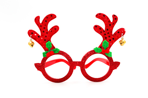 Navidad nuevo año gafas de lujo photo