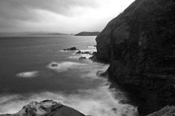 istock black and white Cliff side Batanes Philippines 1193247912