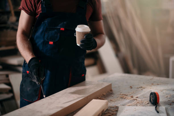 istock Young handsome carpenter stock photo 1193248511