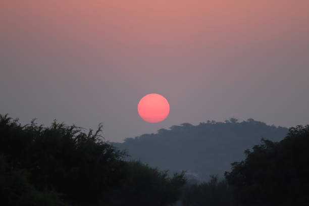 istock colorful sunrise in mountains. 1193249656