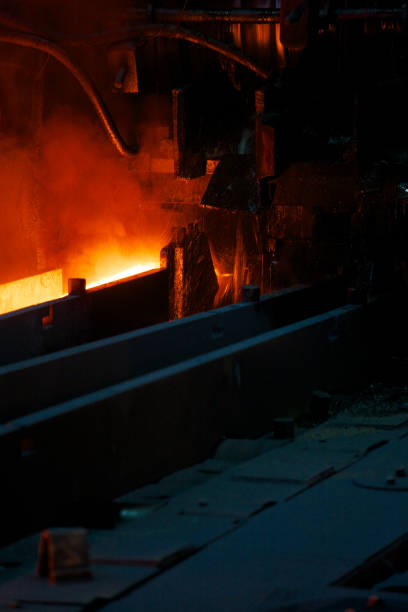 istock Pouring pig iron into the ironworks 1193251035