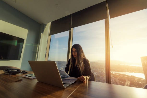 istock Overworked and Stressed Young Businesswoman 1193251133