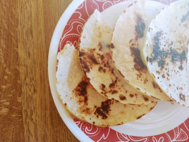 Mini Quesadillas stock photo