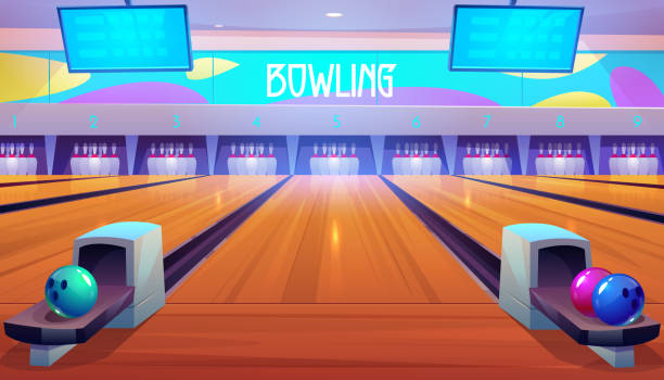 Bowling Alley Lane Clipart