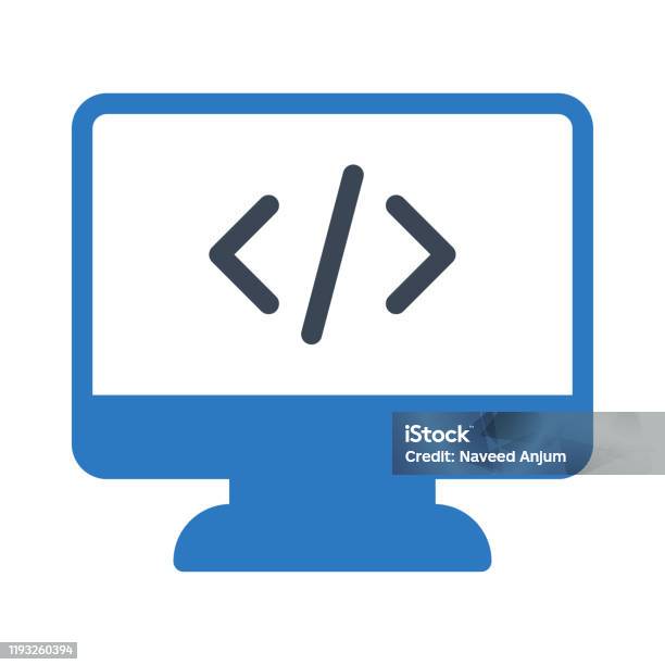 Symbol Computer Script Script Stock Illustration - Download Image Now - Coding, Computer ...