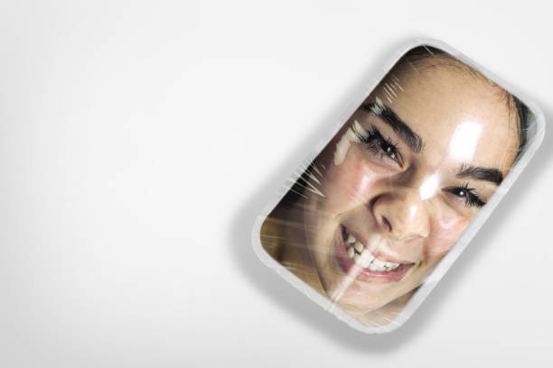 Human head as a goods in plastic box isolated on white background, ecology concept Scary. Human head as a goods in plastic box on white background, ecology concept. We're selling our organic future. Natural disaster, environmental problems, polymers pollution. Suffocating in garbage. woman strangles man stock pictures, royalty-free photos & images