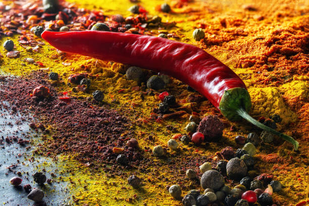 istock Colorful spices close up 1193268828