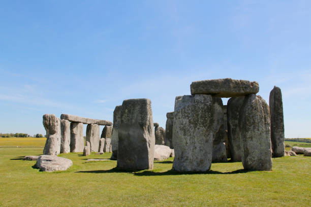 istock Stonehenge with Blue Sky, United Kingdom 1193268897