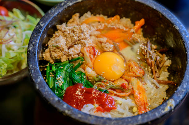 istock Bibimbap Rice Stone Bowl 1193269003