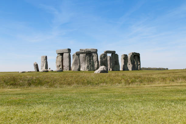 istock Stonehenge with Blue Sky, United Kingdom 1193269103