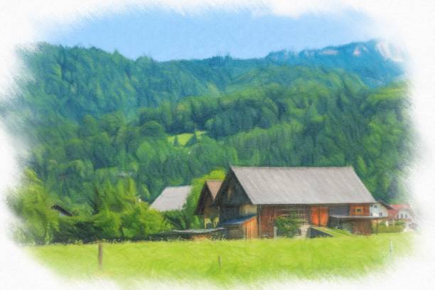 istock Illustration or watercolor sketch 1193272188