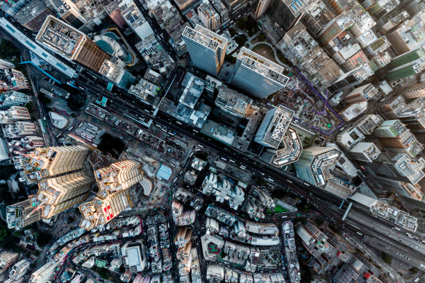 istock Hong Kong City Drone view 1193273711