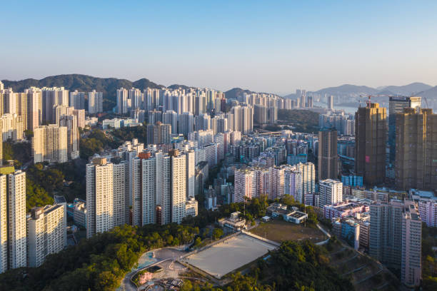 istock Hong Kong City Drone view 1193273742