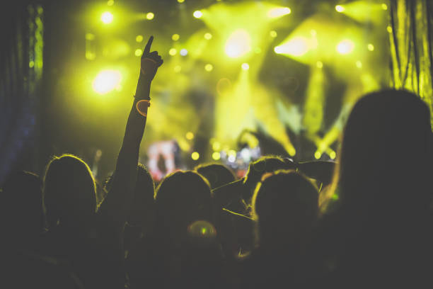 istock Silhouette people at music concert 1193274661