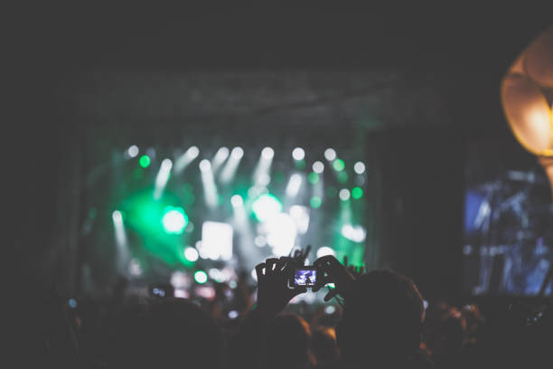 istock Large crowd at the concert party 1193274706