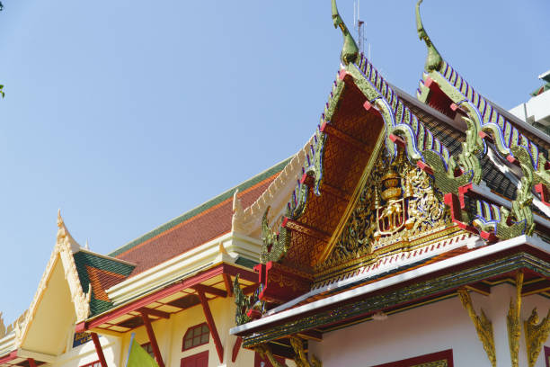 istock Buddhist architecture in Bangkok, Thailand 1193281180