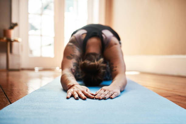 istock Live your best life through yoga 1193284204