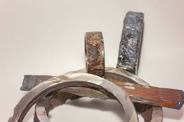 istock Mechanical cut out defective welds 1193286218