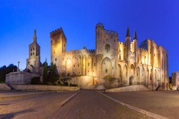 Night Avignon, France
