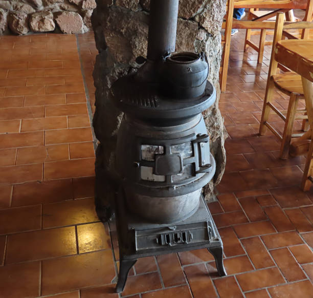 istock Iron Stove in old Tavern 1193287966