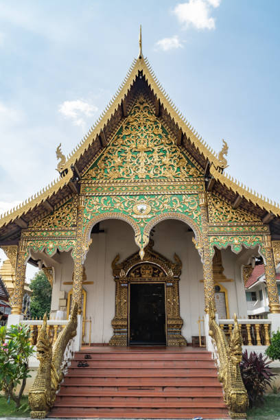 istock Buddhist architecture in Bangkok, Thailand 1193291076