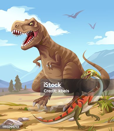 istock Tyrannosaurus Rex Hunting 1193299713