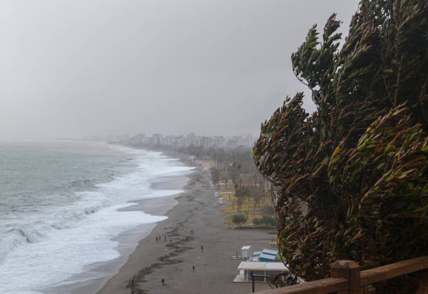Storm at sea, Antalya, Turkey