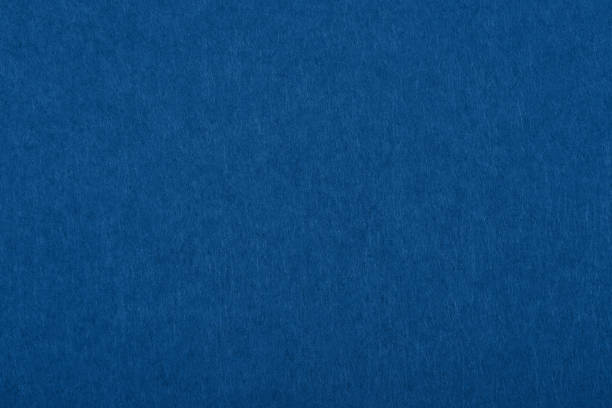 ダーククラシックブルーフェルト背景テクスチャクローズアップ - felt blue textured textile ストックフォトと画像