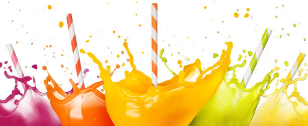 istock straws in splashing fruit juice 1193305220
