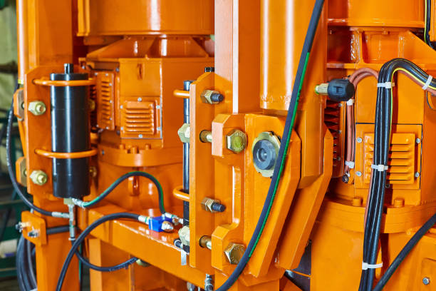 istock hydraulic hose system oil drive system 1193310402