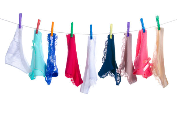 istock female panties on clothespins rope 1193312366