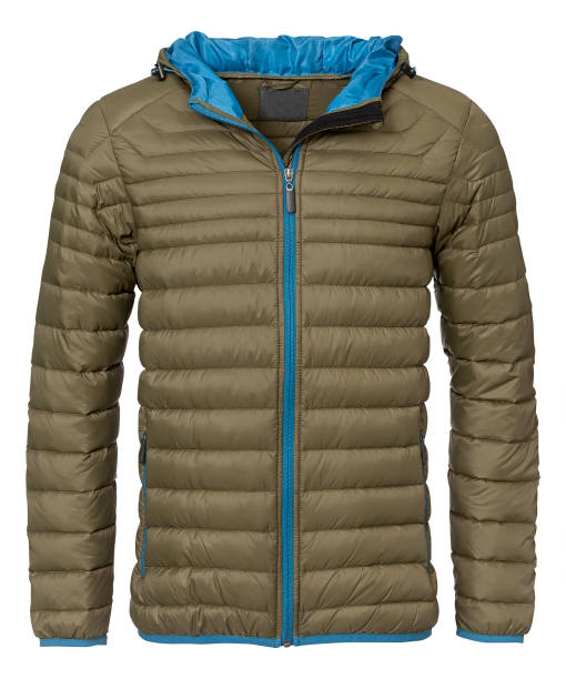 istock Men's coat outdoor on mannequin with clipping path 1193313428