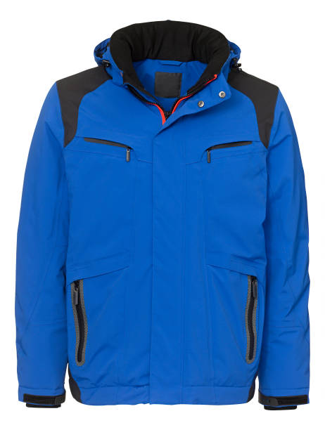 istock Men's coat outdoor on mannequin with clipping path 1193313450
