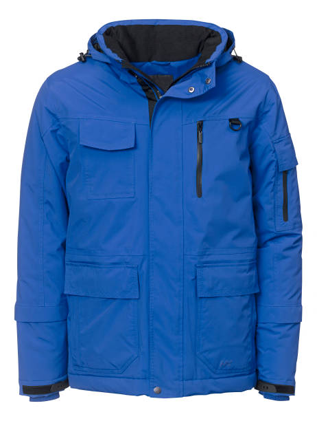 istock Men's coat outdoor on mannequin with clipping path 1193313458