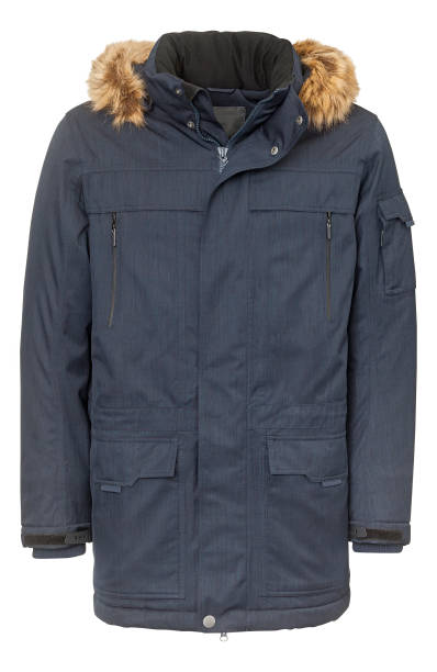 istock Men's coat outdoor on mannequin with clipping path 1193313499