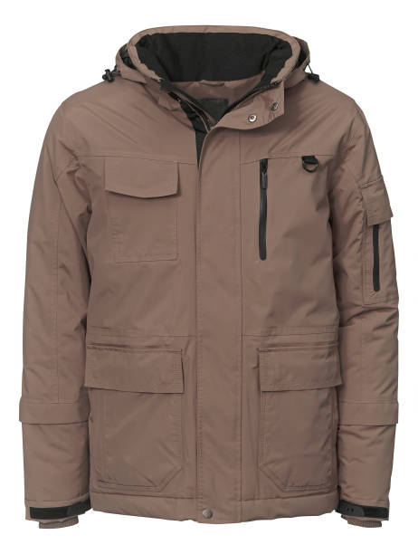 istock Men's coat outdoor on mannequin with clipping path 1193313508