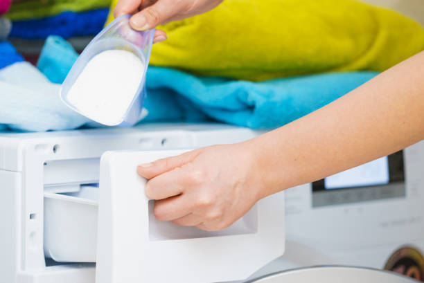istock Laundry washing powder detergent 1193313522