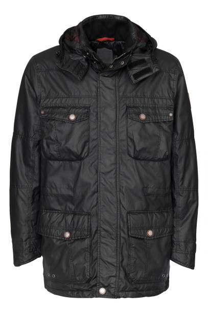 istock Men's coat outdoor on mannequin with clipping path 1193313571