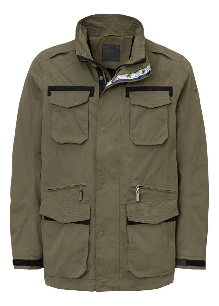 istock Men's coat outdoor on mannequin with clipping path 1193313584