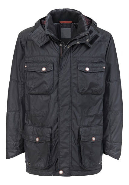 istock Men's coat outdoor on mannequin with clipping path 1193313598